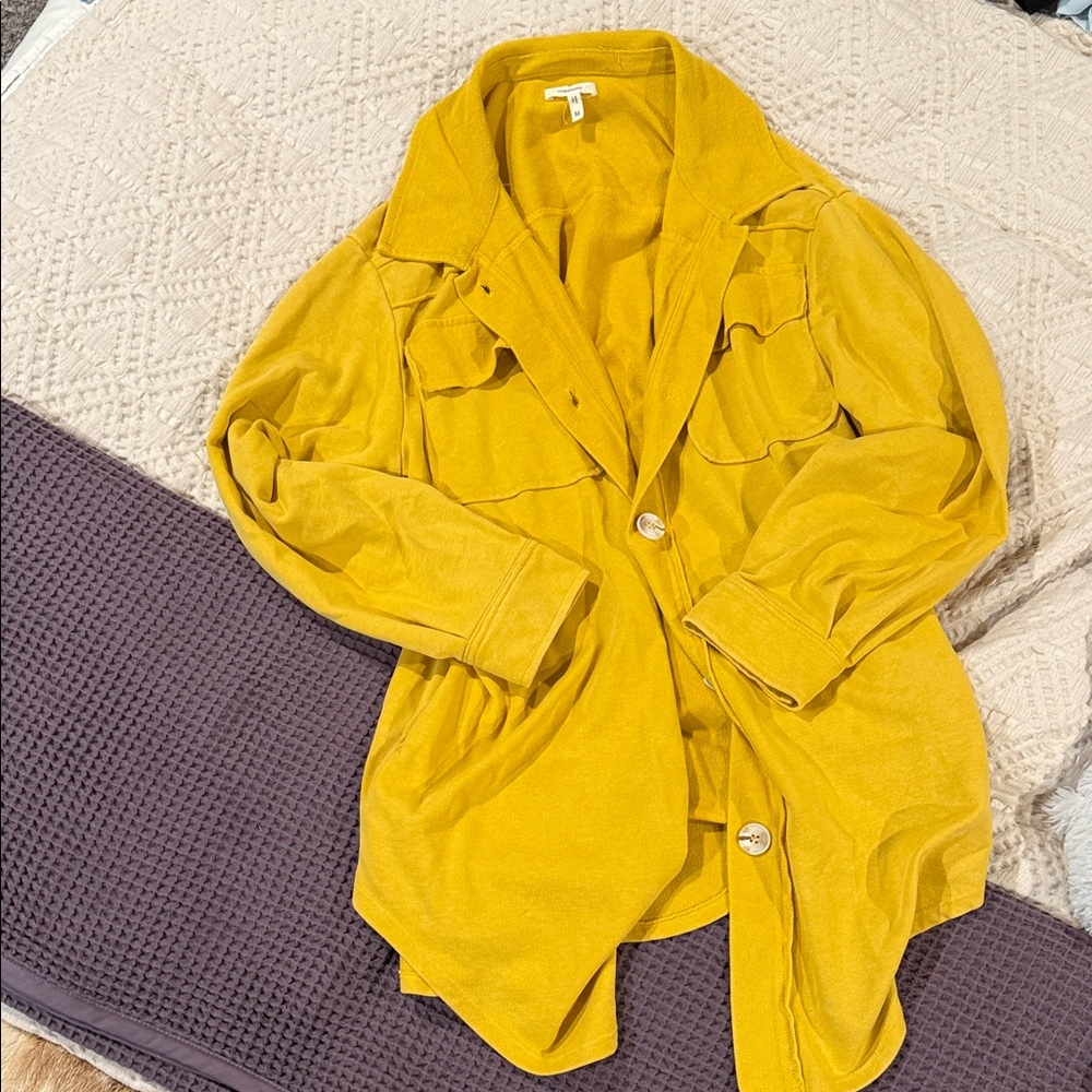 Maurices Mustard Utility Jacket